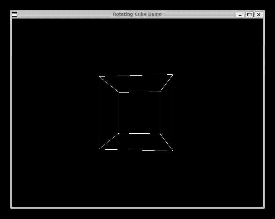 Rotating Cube Demo